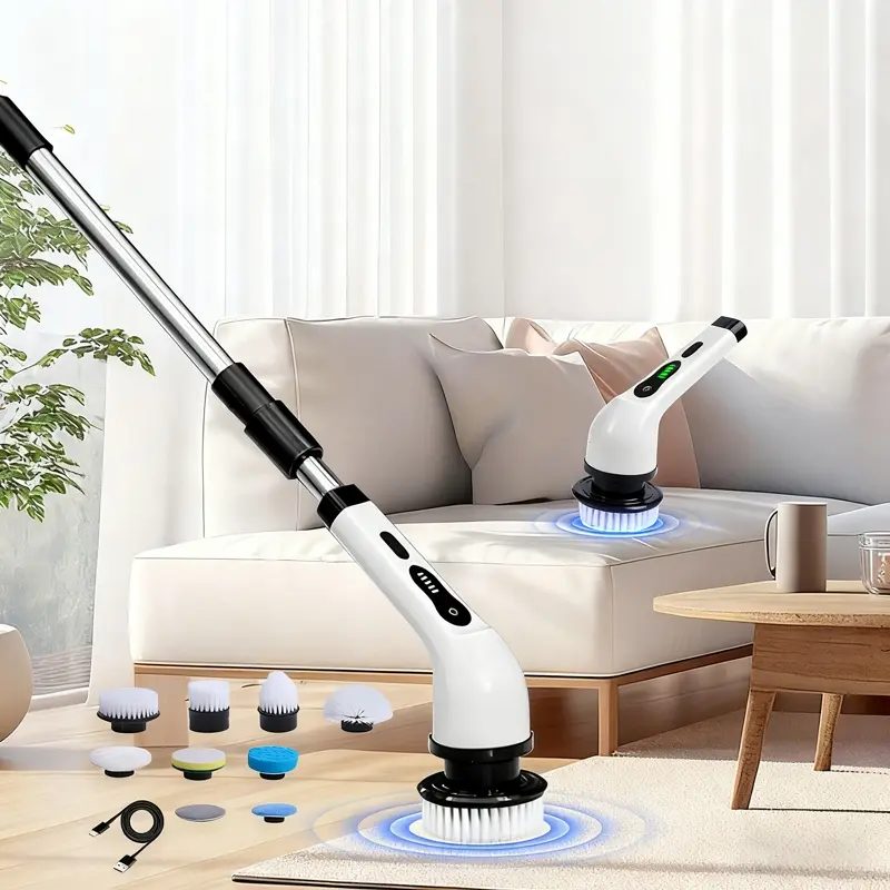 Escova de Limpeza Elétrica 9 em 1 Sem Fio
